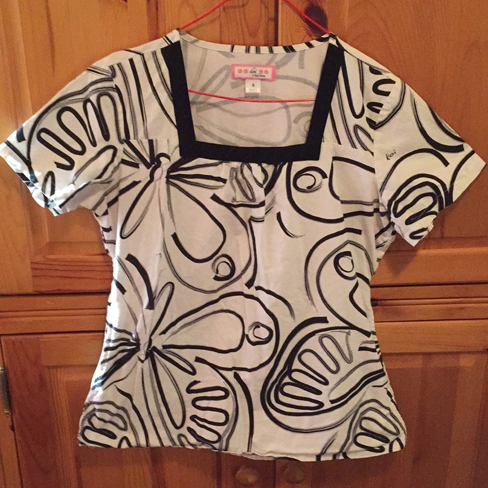 Koi scrub top.
